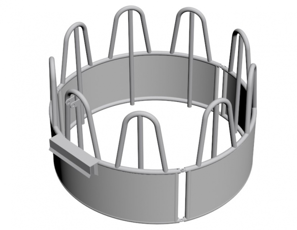 Râtelier circulaire pour bovins et équins